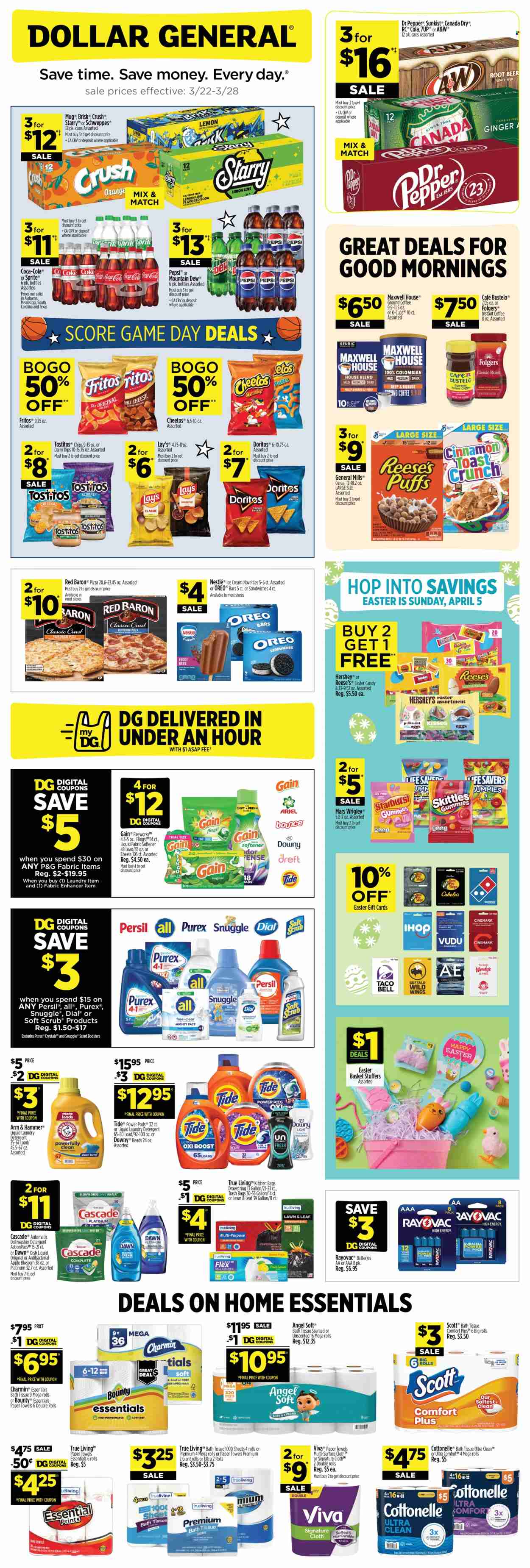 Dollar General ad - 03/22/2026 - 03/28/2026. Page 1