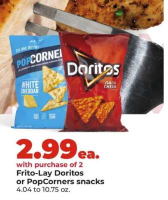 Frito-Lay Doritos or PopCorners snacks