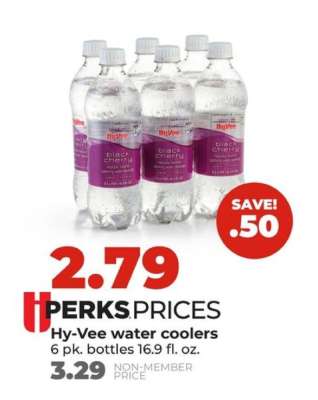Hy-Vee water coolers