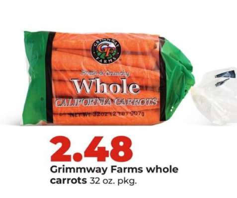 Grimmway Farms whole carrots