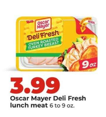 Oscar Mayer Deli Fresh Lunch Meat