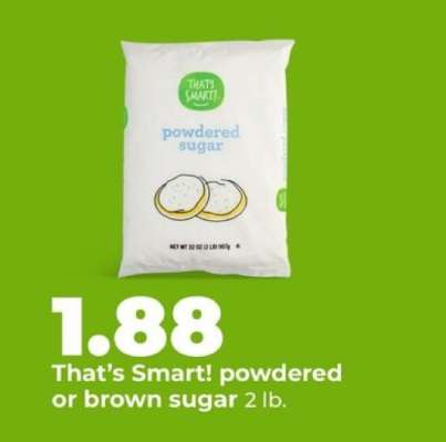 That's Smart! powdered or brown sugar