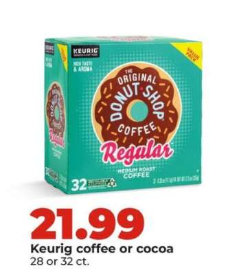 Keurig coffee or cocoa