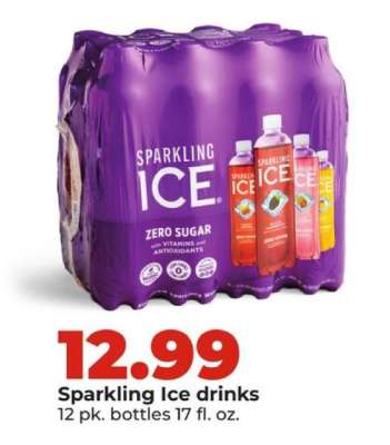 Sparkling Ice drinks