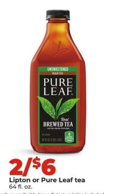 Lipton or Pure Leaf tea