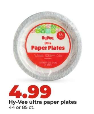 Hy-Vee ultra paper plates
