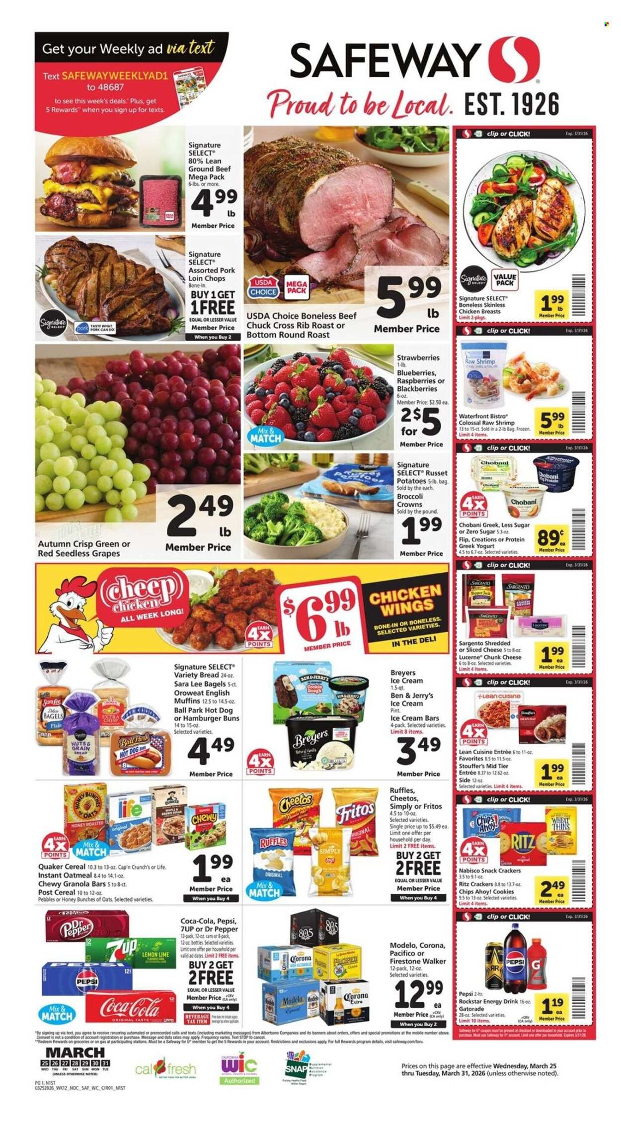 Safeway ad - 03/25/2026 - 03/31/2026. Page 1