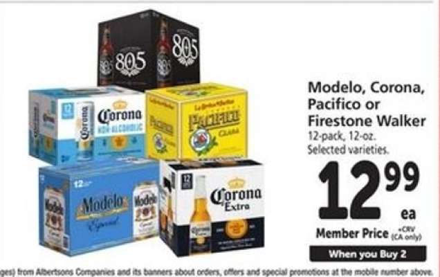 Modelo, Corona, Pacifico or Firestone Walker