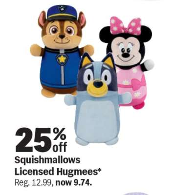 Squishmallows Licensed Hugmees