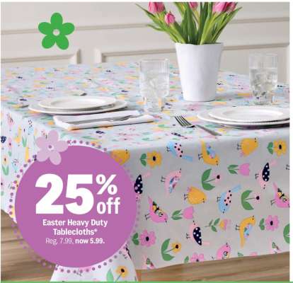Easter Heavy Duty Tablecloths