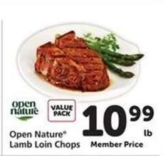 Open Nature Lamb Loin Chops