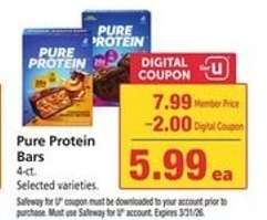 Pure Protein Bars*