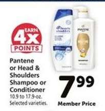 Pantene or Head & Shoulders Shampoo or Conditioner