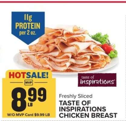 TASTE OF INSPIRATIONS CHICKEN BREAST