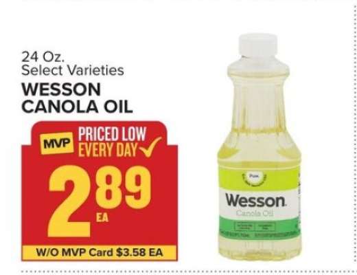 Wesson Canola Oil