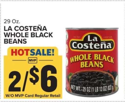 La Costeña Whole Black Beans