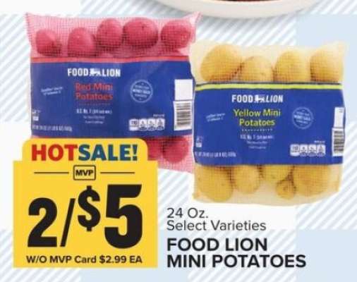 Food Lion Mini Potatoes