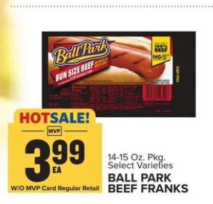 Ball Park Beef Franks