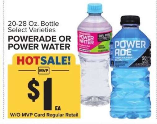 POWERADE OR POWER WATER