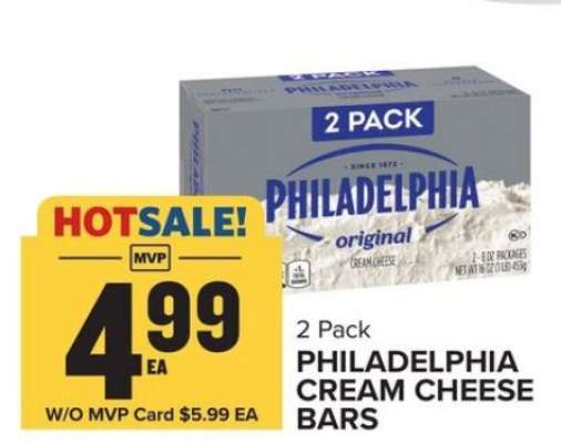 Philadelphia Cream Cheese Bars
