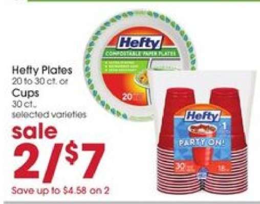 Hefty Plates or Cups