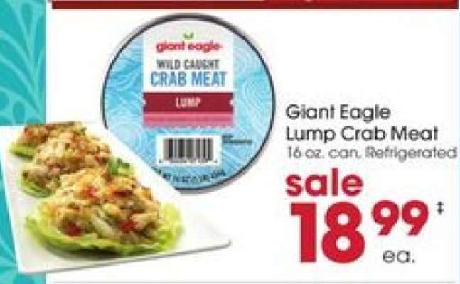Giant Eagle Lump Crab Meat
