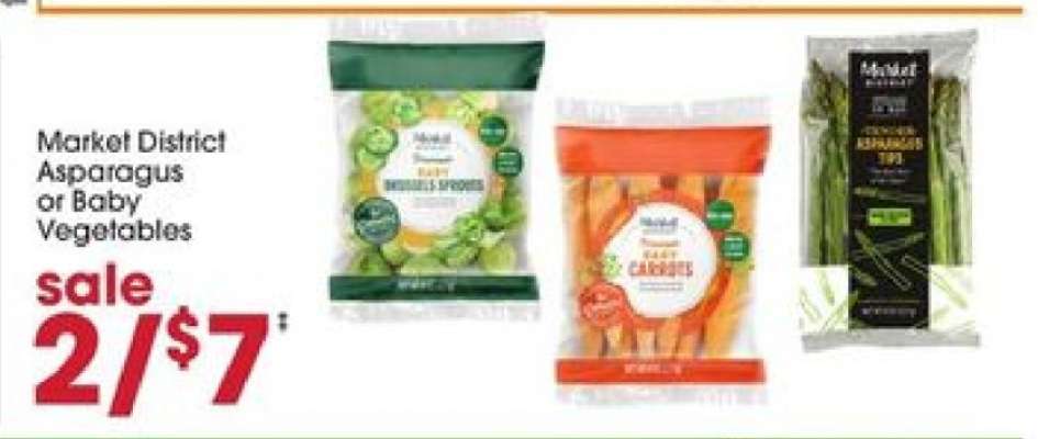 Market District Asparagus or Baby Vegetables