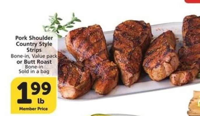 Pork Shoulder Country Style Strips