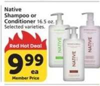 Native Shampoo or Conditioner