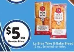 La Brea Take & Bake Bread