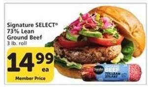 Signature SELECT 73% Lean Ground Beef