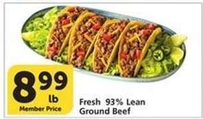 Fresh 93% Lean Ground Beef