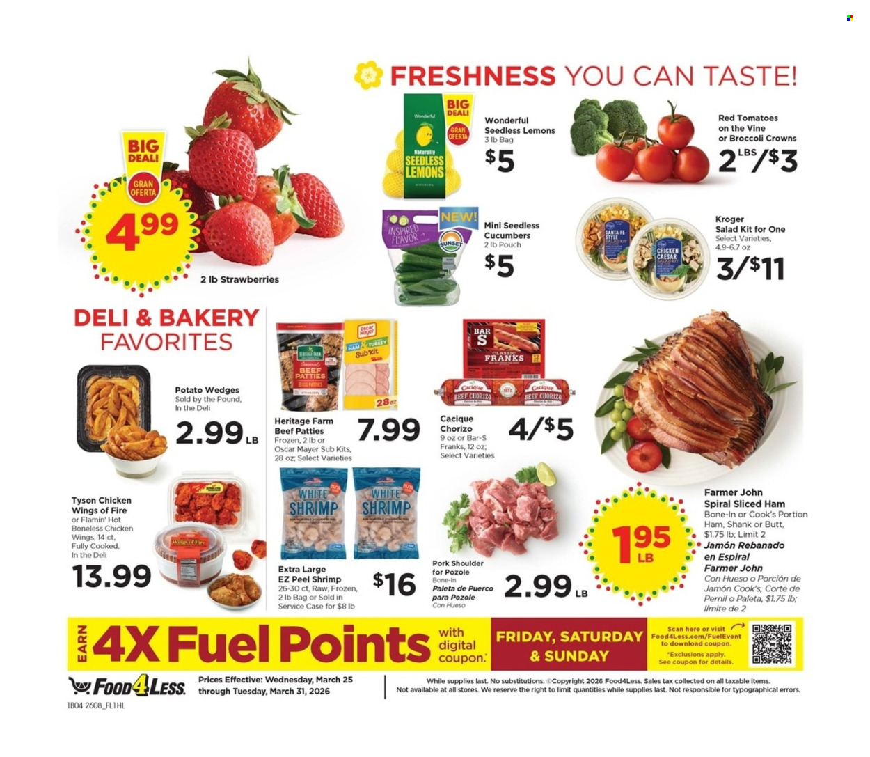 Food 4 Less ad - 03/25/2026 - 03/31/2026. Page 4
