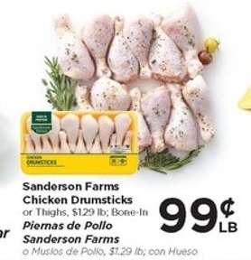 Sanderson Farms Chicken Drumsticks