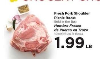 Fresh Pork Shoulder Picnic Roast