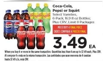 Coca-Cola, Pepsi or Squirt