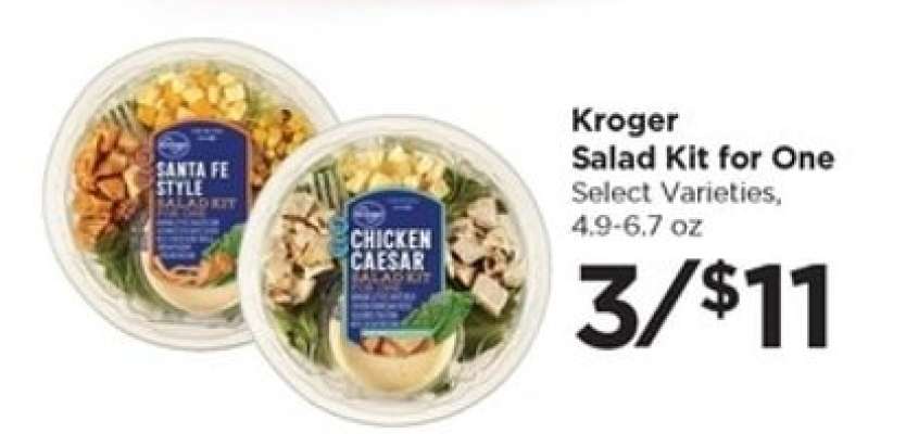 Kroger Salad Kit For One