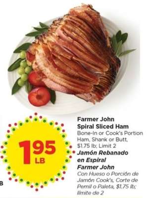 Farmer John Spiral Sliced Ham