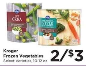 Kroger Frozen Vegetables