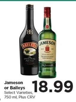 Jameson or Baileys