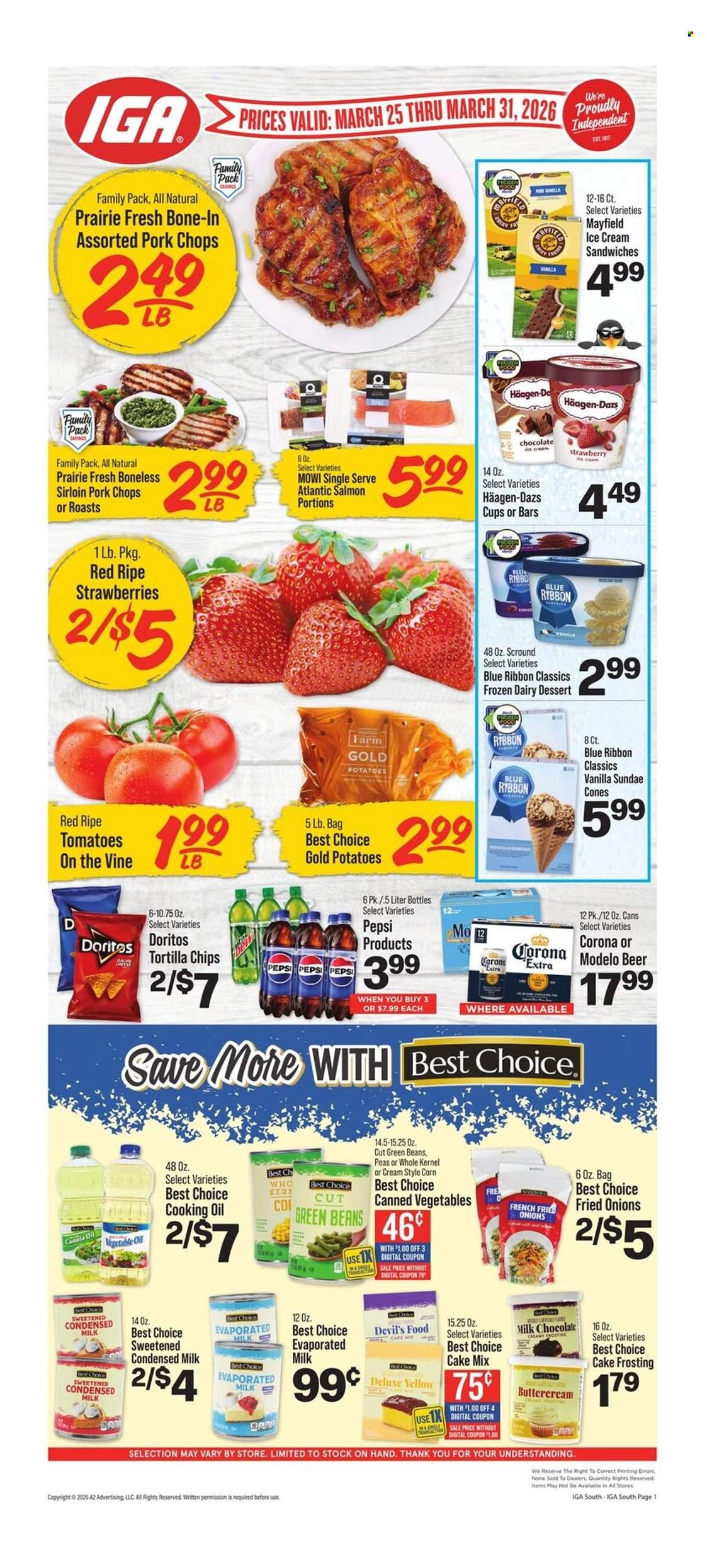 IGA ad - 03/25/2026 - 03/31/2026. Page 1