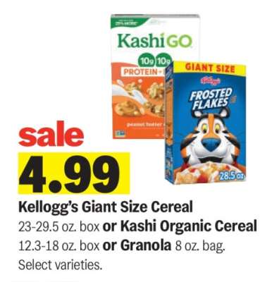 Kellogg's Giant Size Cereal
