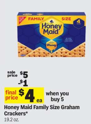 Honey Maid Family Size Graham Crackers