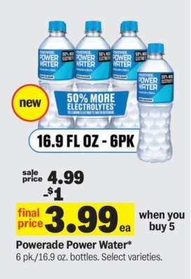 Powerade Power Water