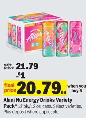 Alani Nu Energy Drinks Variety Pack