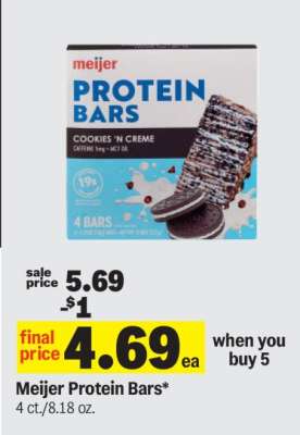 Meijer Protein Bars