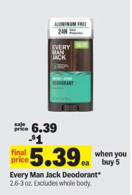 Every Man Jack Deodorant