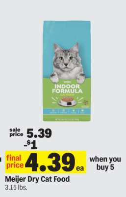Meijer Dry Cat Food