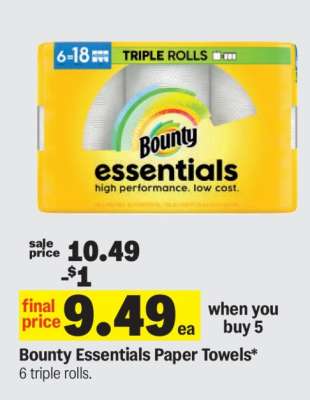Bounty Essentials Paper Towels