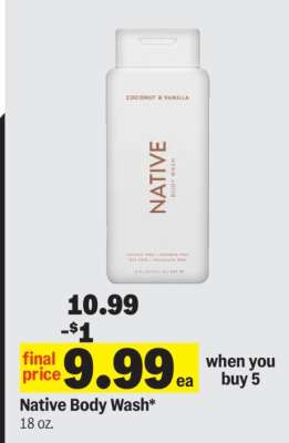Native Body Wash